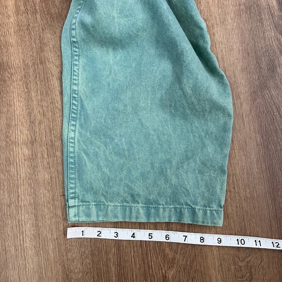 NEW Free People / We The Free / Geronimo Jean Jumpsuit Coverall Teal Green Sz M - Picture 11 of 16